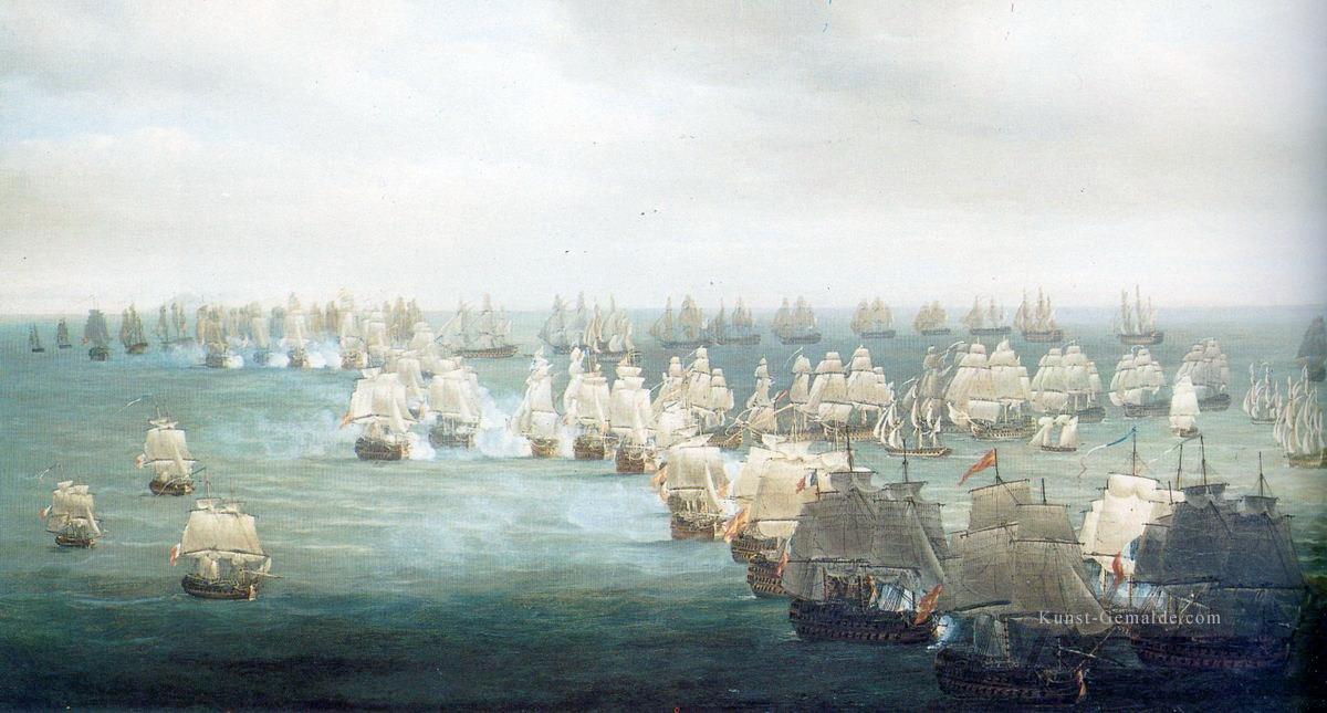 Trafalgar Seekrieg Ölgemälde